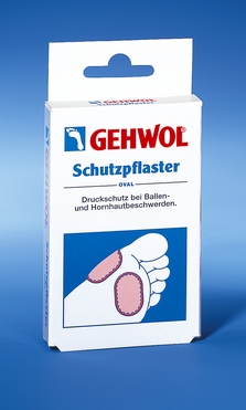 GEHWOL Schutzpflaster oval - Weiches Moleskin-Gewebe; Druckschutz bei Ballen- und Hornhautbeschwerden. 2,70EUR