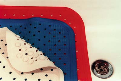 Anti Rutsch Wannenmatten - rutschhemmende Matten fr Dusche oder Badewanne, waschbar in zwei Gren und drei Farben 11,80EUR