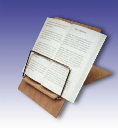 Buchstnder - praktisch und genial einfach dieser Buchstnder aus Buchensperrholz 12,80EUR