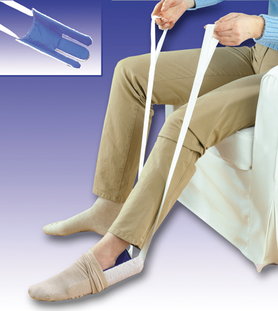 Sockenanzieher - Anziehhilfe fr Socken ermglicht das Anziehen von Socken ohne sich bcken zu mssen. 14,70EUR