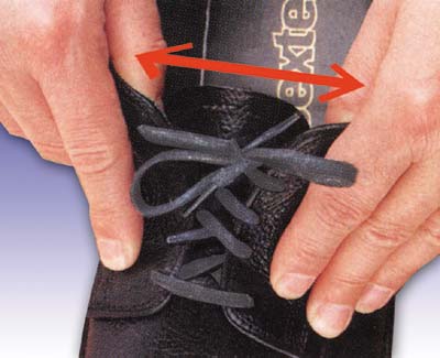 Elastischer Schuhriemen - Schuhe nur einmal schnren und trotzdem bequem an- und ausziehen (Lnge 81 cm) 3,60EUR