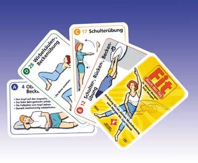 Fit durch den Tag  - Aktives Muskeltraining mit 30 bersichtlichen Karten in Spielkartengre 4,30EUR