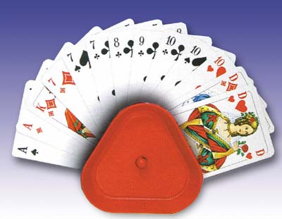 Kartenhalter fr Spielkarten - 30 Spielkarten bequem in der Hand halten oder hinstellen um freie Hnde zu haben 2,80EUR